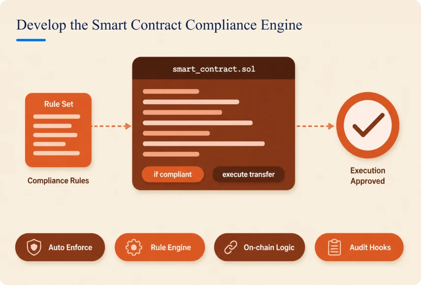Develop the Smart Contract Compliance Engine