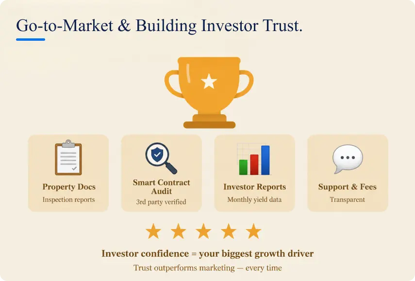 go to market and building investor trust