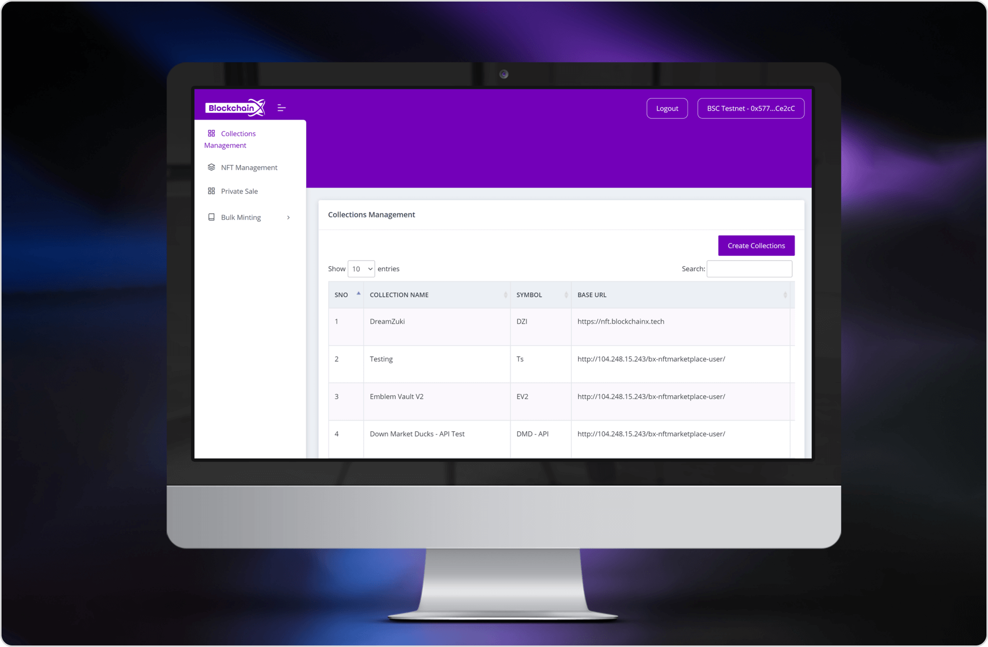 Blockchainx-NFT-Demo
