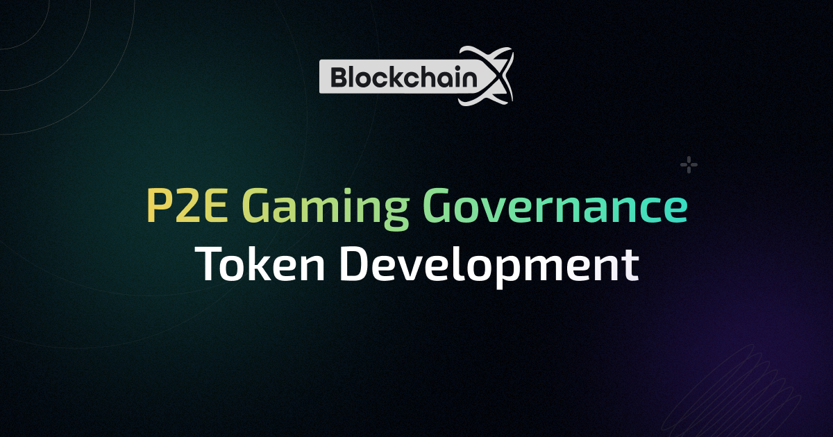 Top Gaming Governance Token Services - BlockchainX