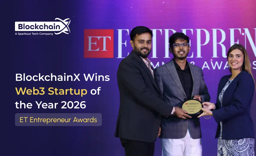 blockchainX wins web3 startup of the year 2026 et entrepreneur awards
